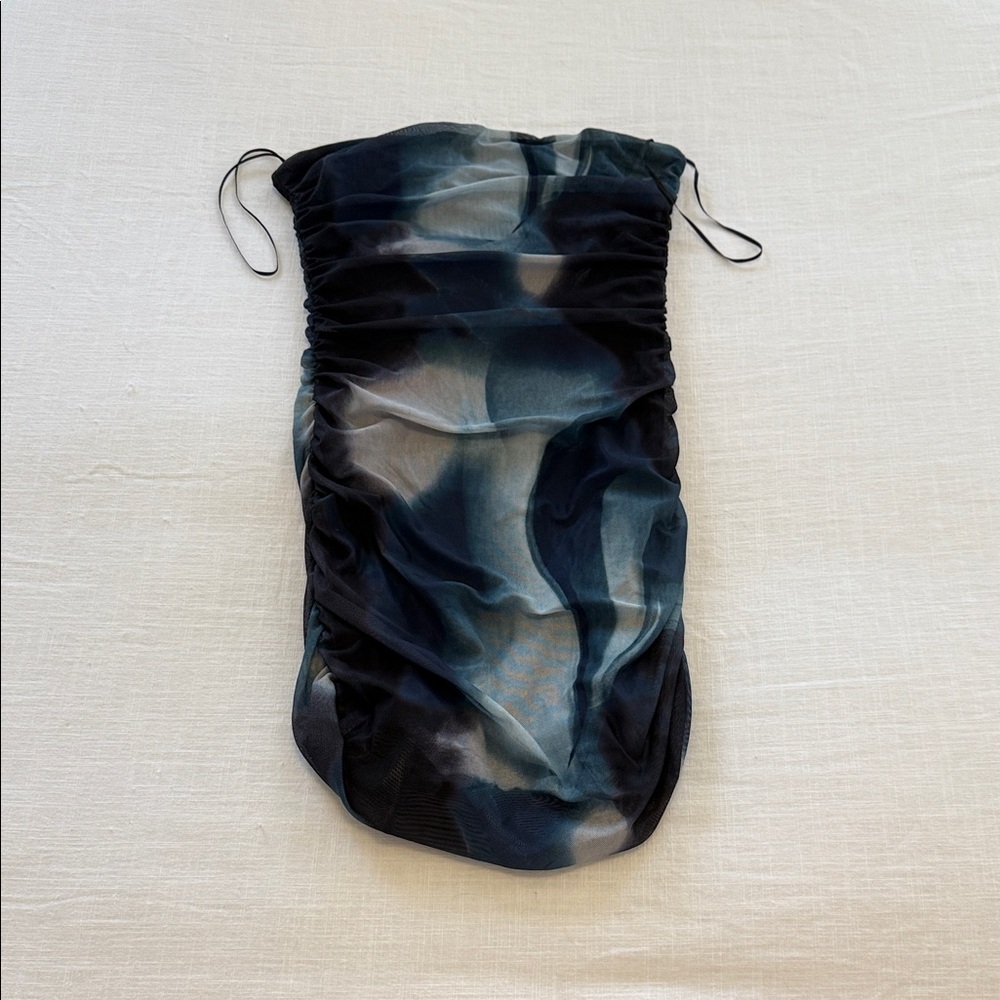 Princess Polly Black and Blue Mini Dress